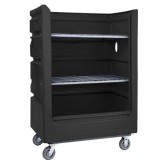 Turnabout Truck with Shelves - 48 cu ft, Black